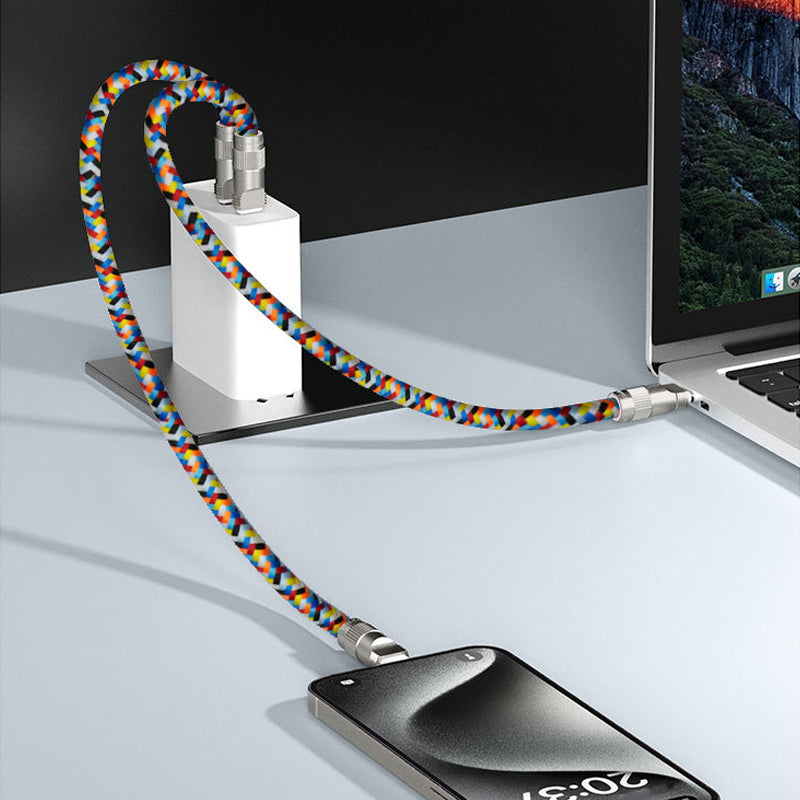 Wiederaufladbares Handy-Lanyard 2-in-1 Datenkabel