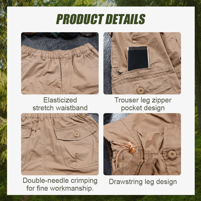 🏃‍♂️ Outdoor-Mehrtaschenshorts